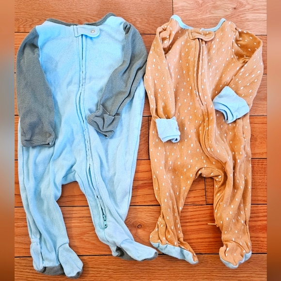 Cloud Island Baby Gender Neutral Sleepers Size 0-3 Months - Picture 1 of 5